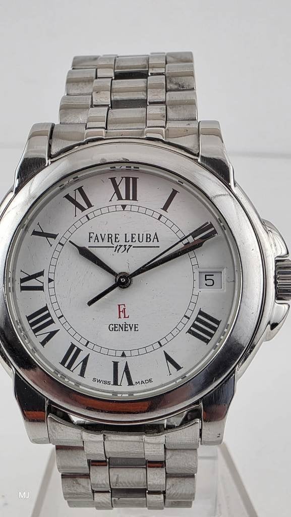 Favre Leuba herenhorloge                                H117, Overige merken, Staal, Gebruikt, Staal