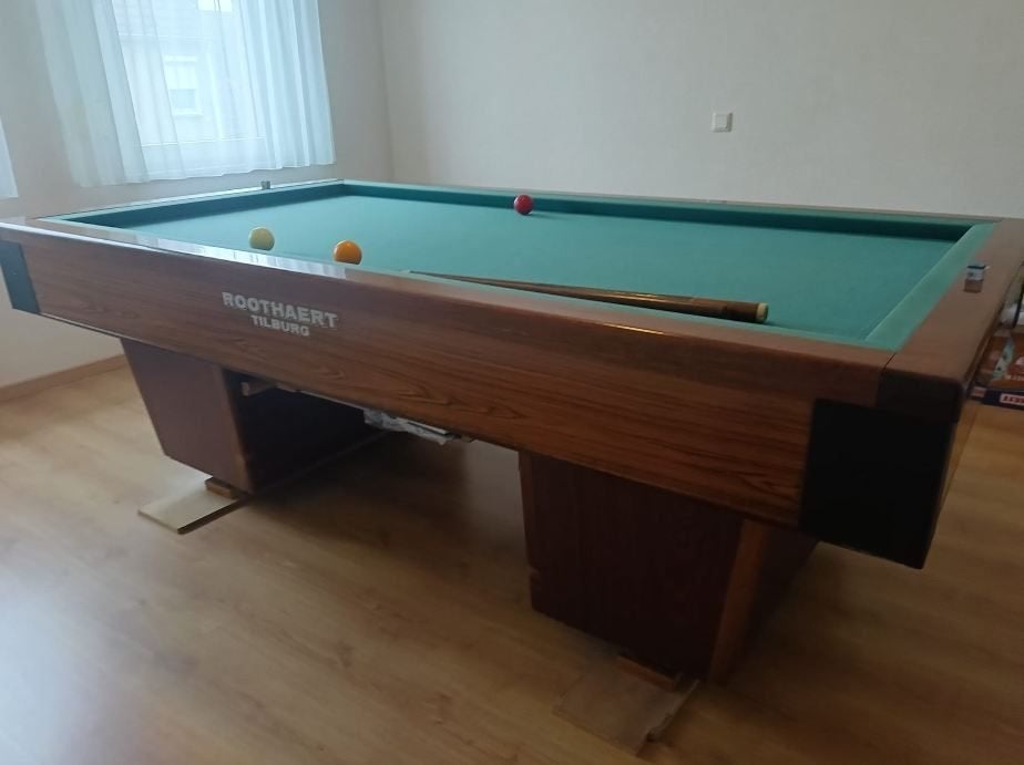 Roothaert biljarttafel in goede staat, Sport en Fitness, Biljarten en Poolen, Ophalen, Gebruikt, Biljarttafel
