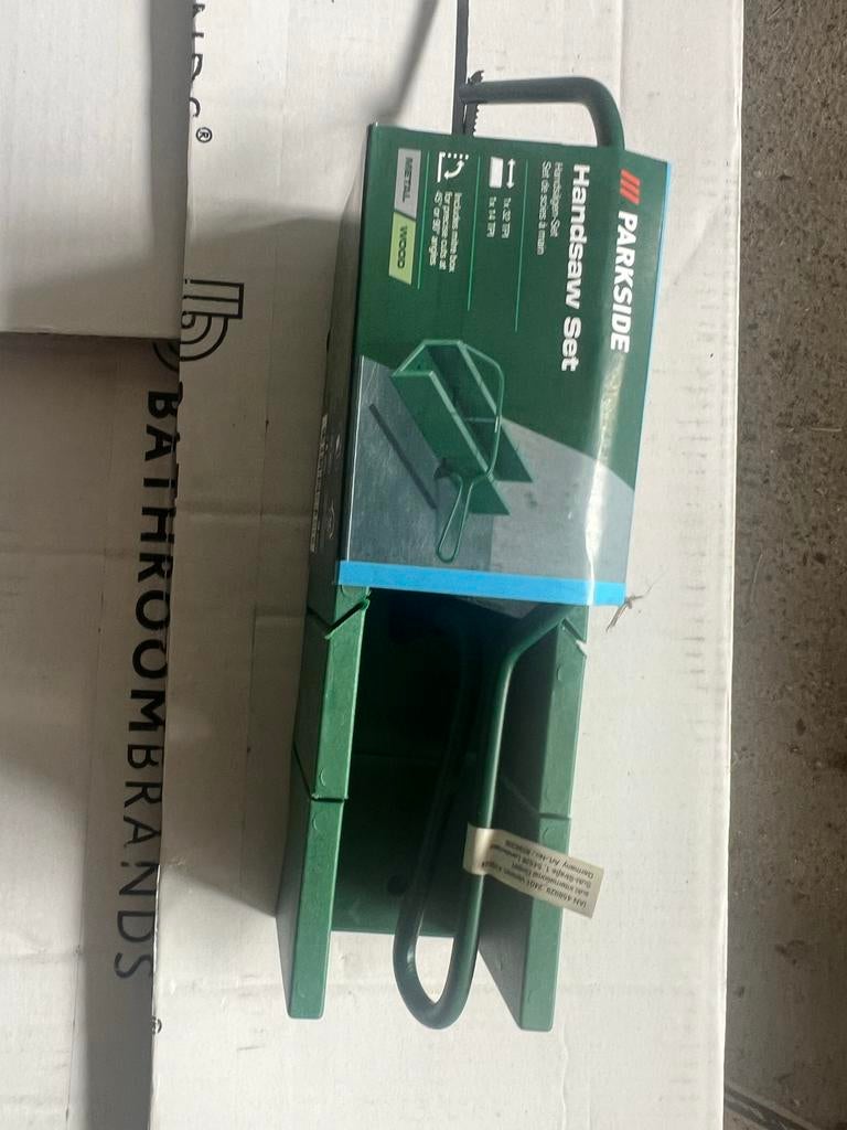 Parkside Handzaag Set met Verstekbak en Beugelzaag, Tuin en Terras, Hand-tuingereedschap, Ophalen of Verzenden, Zo goed als nieuw
