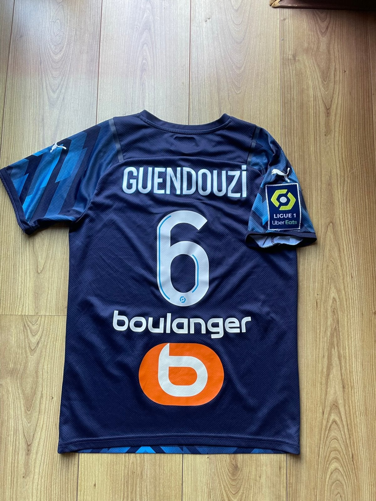Origineel voetbalshirt Olympique Marseille Guendouzi, Ophalen of Verzenden, Zo goed als nieuw, Shirt