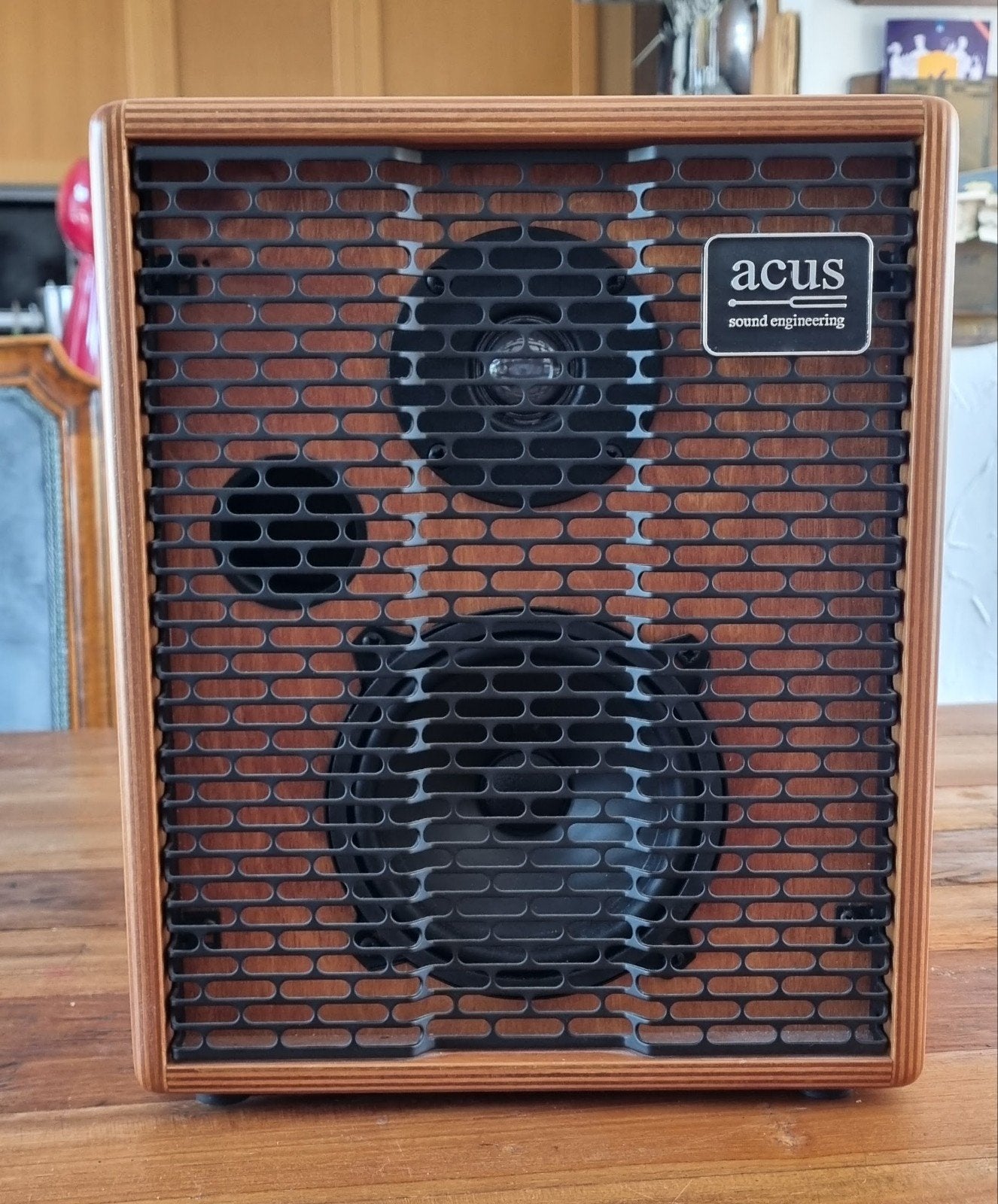 acoustische gitaarversterker ACUS ONEforstrings 5T wood, Muziek en Instrumenten, Ophalen of Verzenden, Zo goed als nieuw, Gitaar