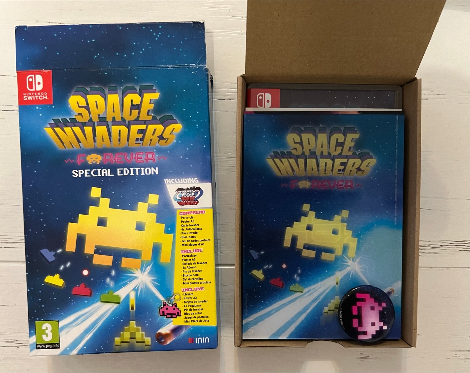 Space Invaders Forever Special Edition Nintendo Switch, Met games, Ophalen of Verzenden, Zo goed als nieuw, Switch Original