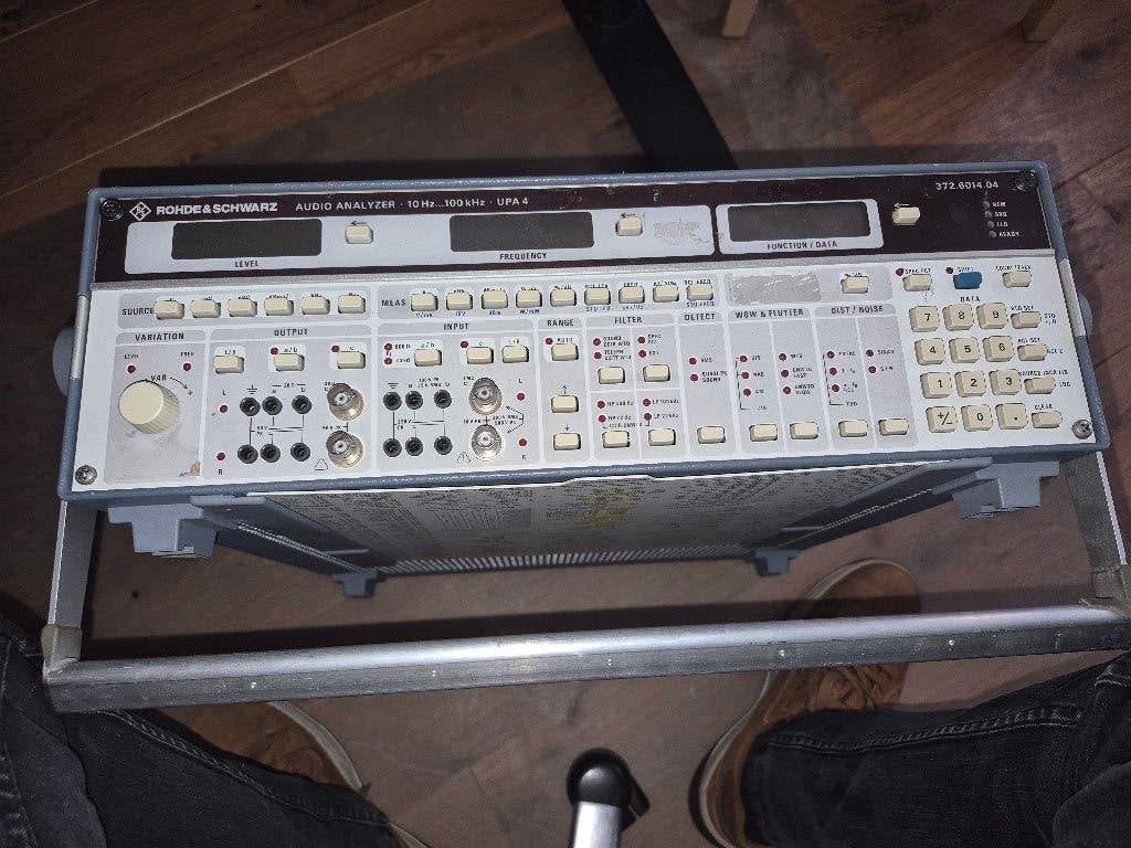 Rohde & Schwarz UPA 4 Audio Analyzer, Ophalen of Verzenden, Gebruikt, Geluid