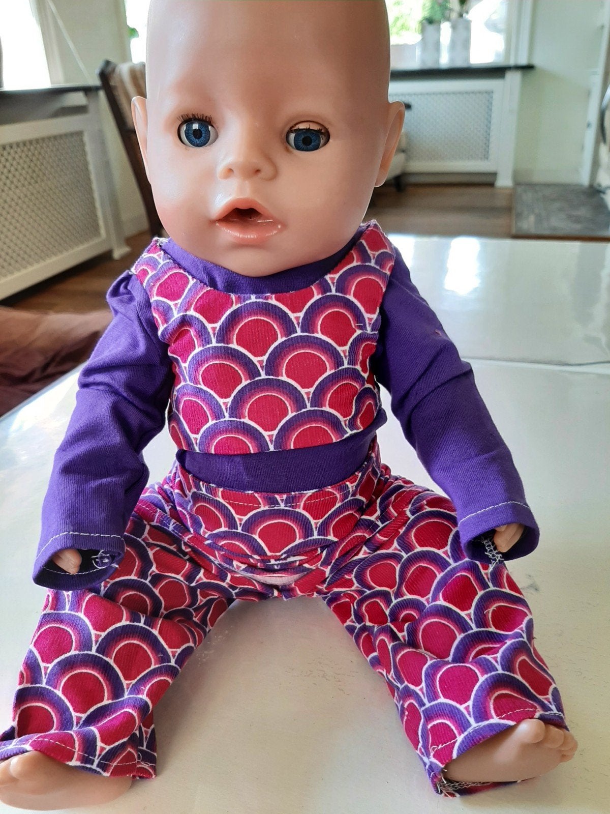 Leuke retro set baby born pop, Kinderen en Baby's, Speelgoed | Poppen, Ophalen of Verzenden, Nieuw, Babypop