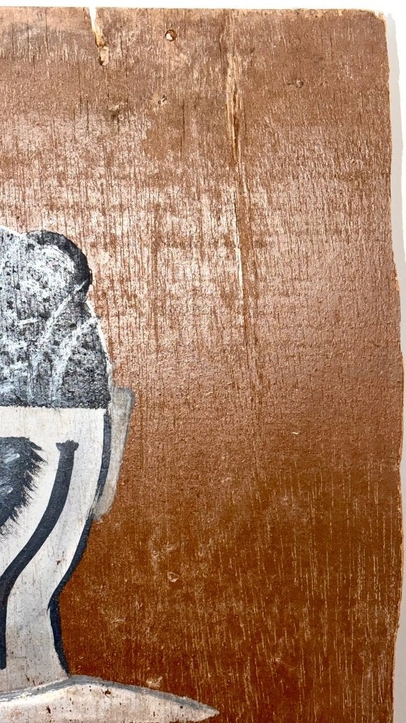 260601 Afrikaans Traditional Barbershop Sign from Togo, Antiek en Kunst, Ophalen of Verzenden