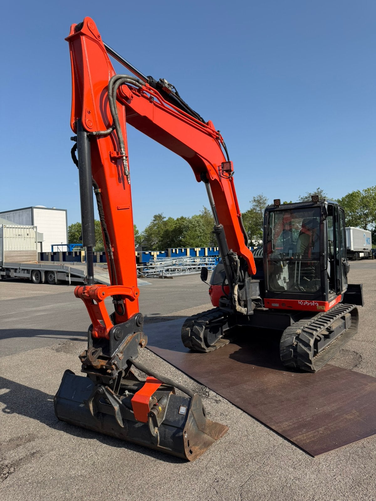 Kubota KX080-4 Graafmachine met Eco Plus, Zakelijke goederen, Machines en Bouw | Kranen en Graafmachines, Ophalen of Verzenden