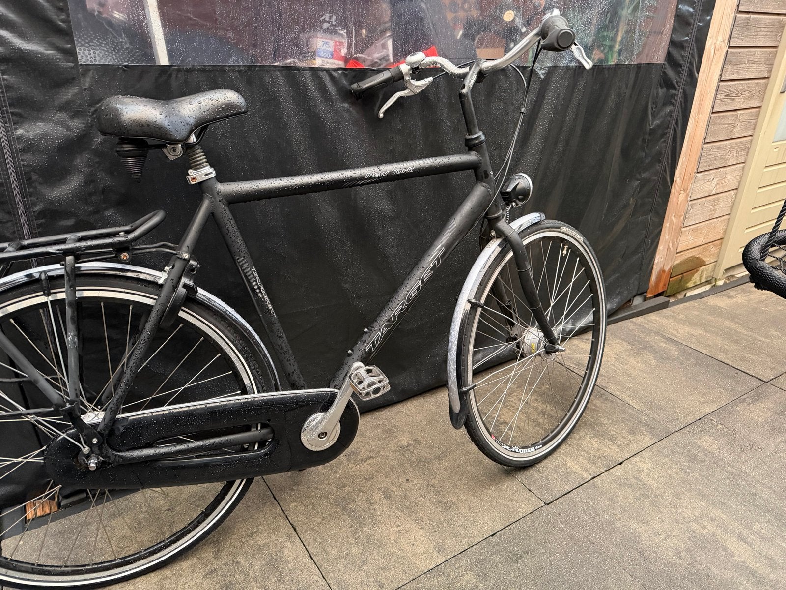 Target Newyork Herenfiets Nexus 7, 61cm frame, Velgrem, Versnellingen, Zo goed als nieuw, 61 tot 65 cm