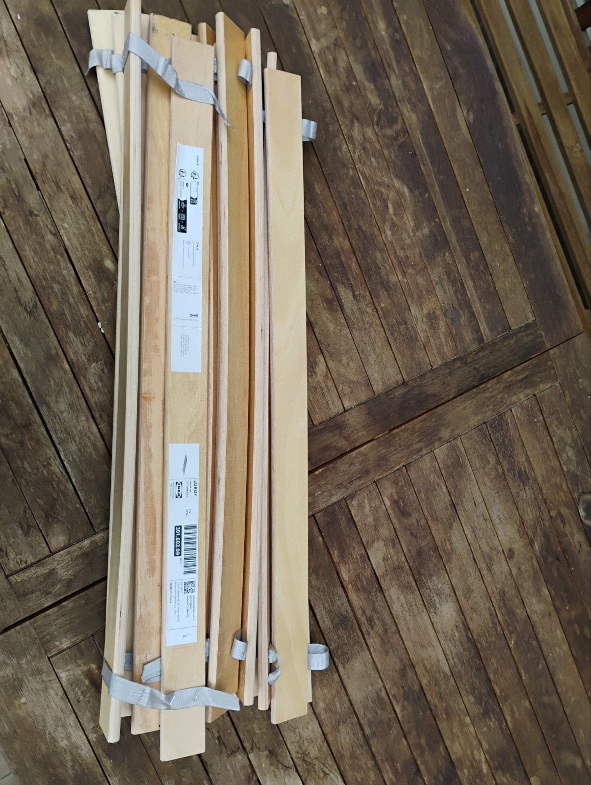 Ikea LURÖY lattenbodem 80x200, Ophalen, Zo goed als nieuw, Metaal of IJzer, 115 cm of meer