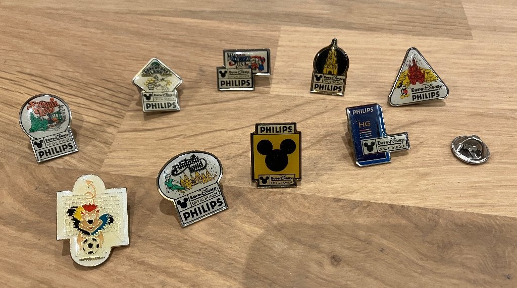 Reversspeldjes Philips, Verzamelen, Ophalen, Zo goed als nieuw, Overige onderwerpen, Speldje of Pin