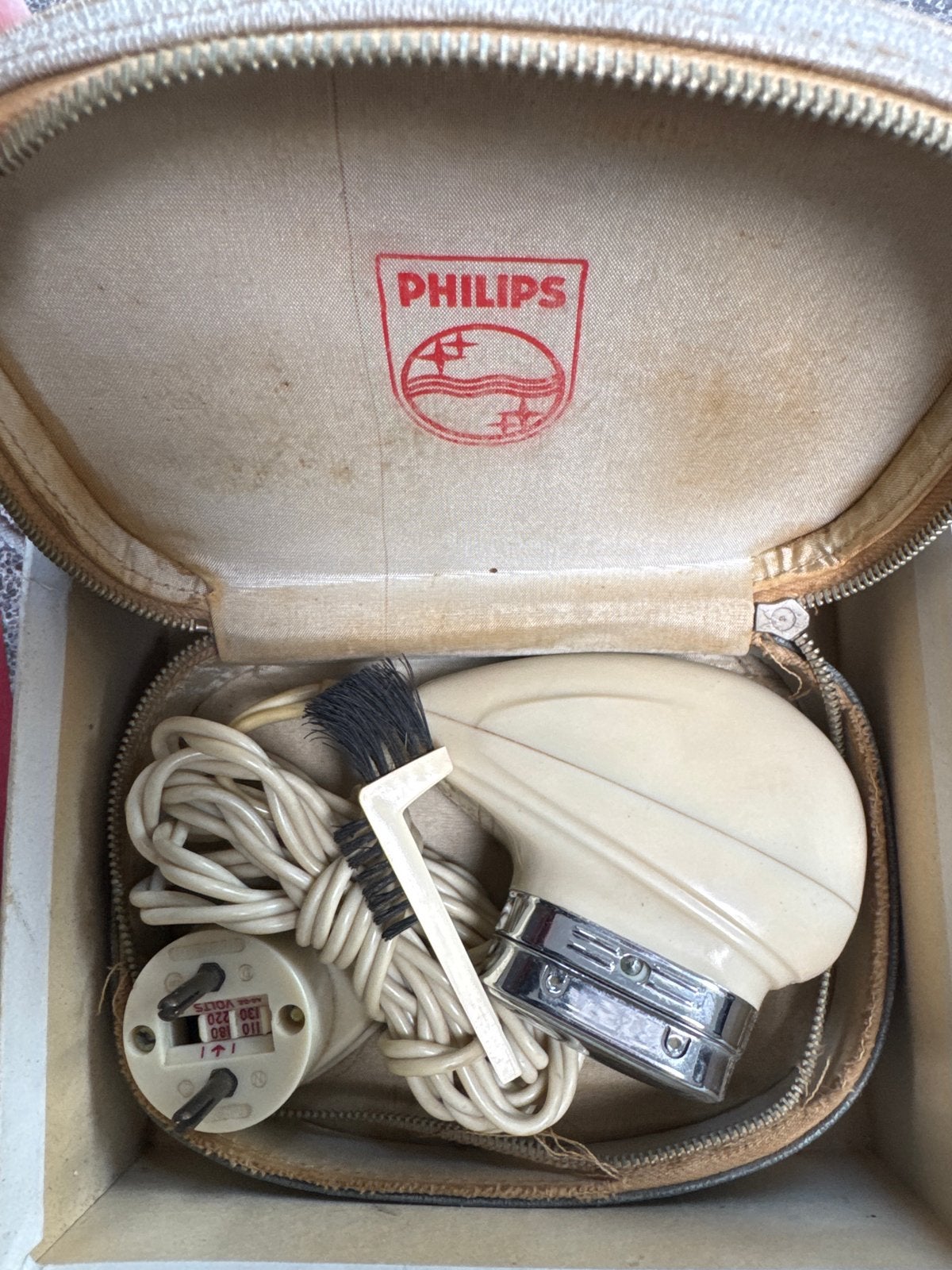 Vintage Philips Philishave 7743 Scheerapparaat met Doos, Ophalen of Verzenden