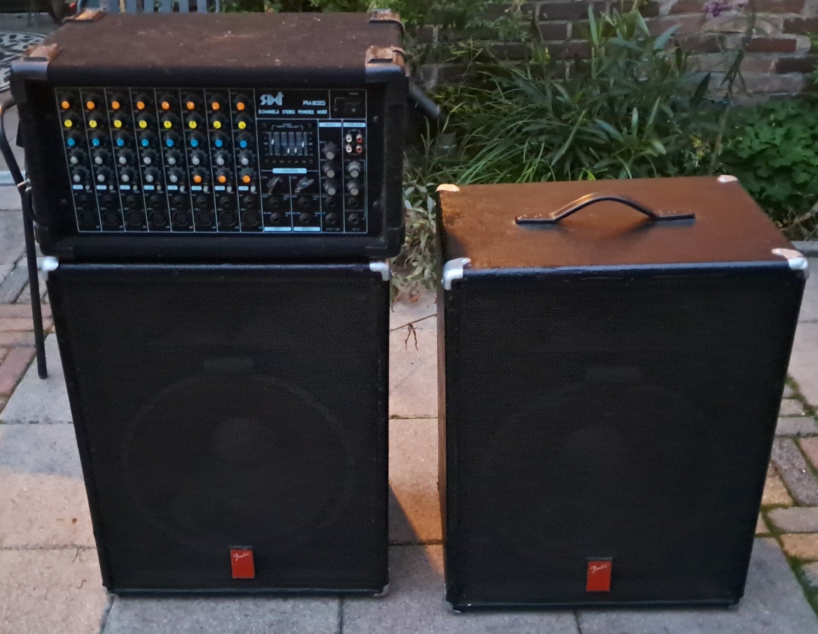 PA Fender max. 600 Watt, Muziek en Instrumenten, Ophalen, Gebruikt, 500 tot 1000 watt, P.A.