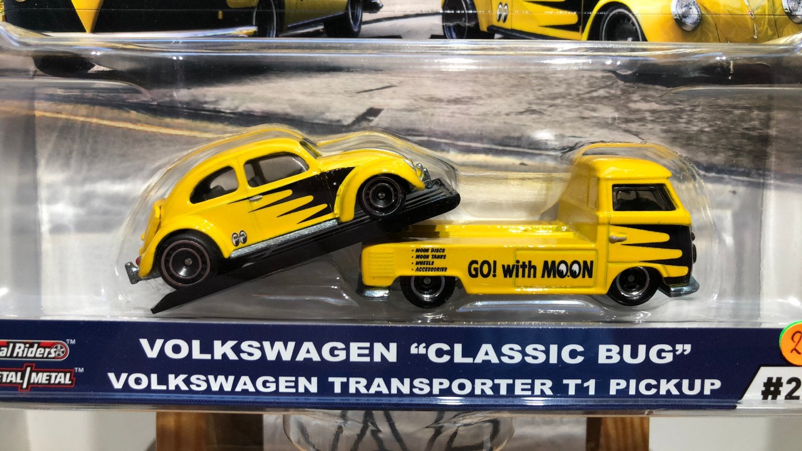 6 vw t1 en kever Hot Wheels teamtransport #22 VAVB nieuw, Nieuw, Auto