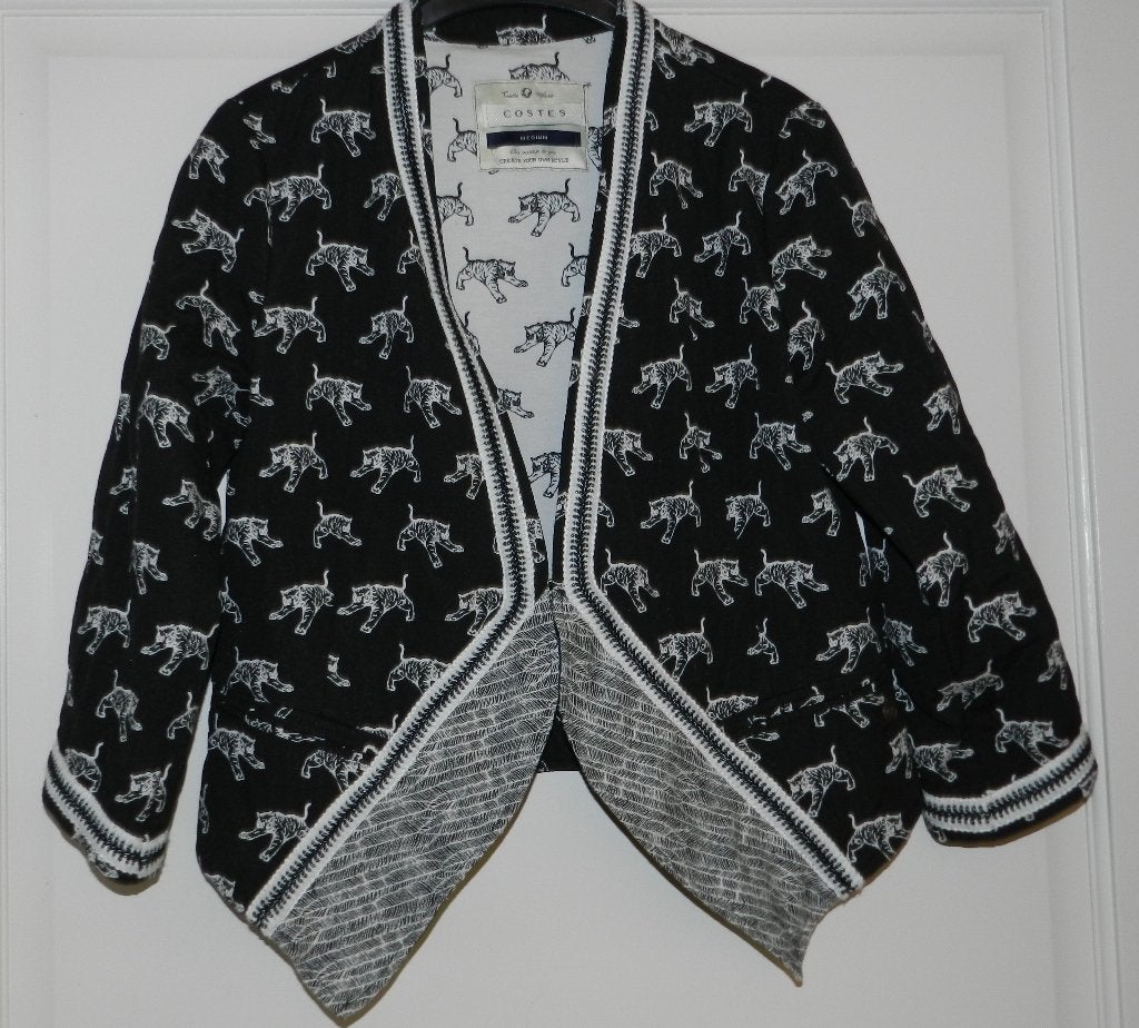 Mooi Costes jasje/blazer met mooie details. Maat M., Verzenden, Zo goed als nieuw, Maat 38/40 (M)