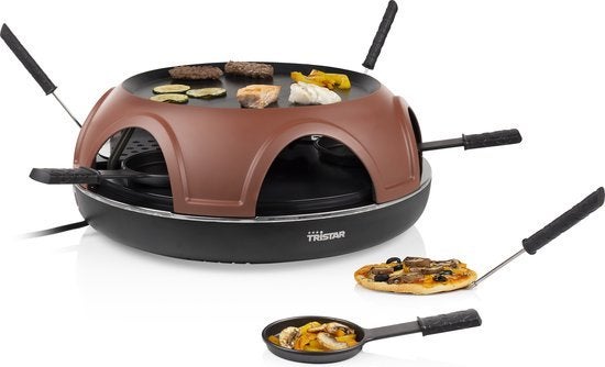 Tristar Pizza Festa Gourmet Pizza Oven 6 Personen met Raclet, Logictrading, Info@logictrading.nl, Kramerswei 8a