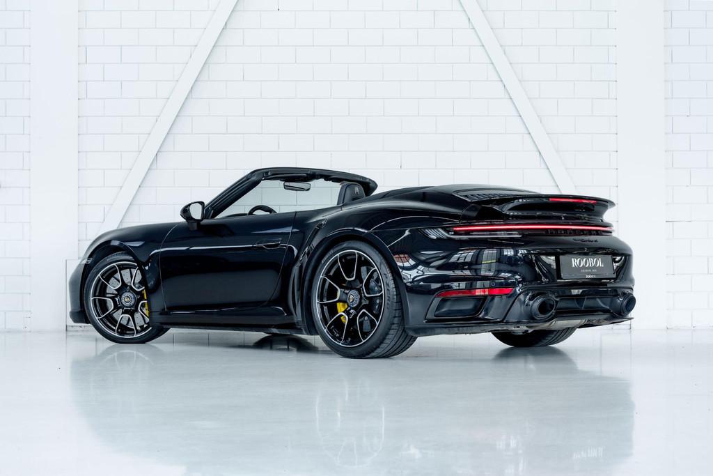 Porsche 911 Cabrio 3.8 Turbo S l Akrapovic l Burmester l Lif, Auto's, Porsche, Automaat, Gebruikt, Cabriolet, 4 stoelen