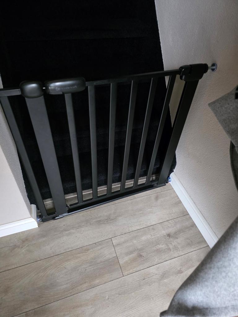 2x Zwarte Traphekje LOCK&GO - Verstelbaar en Boorvrij, Ophalen