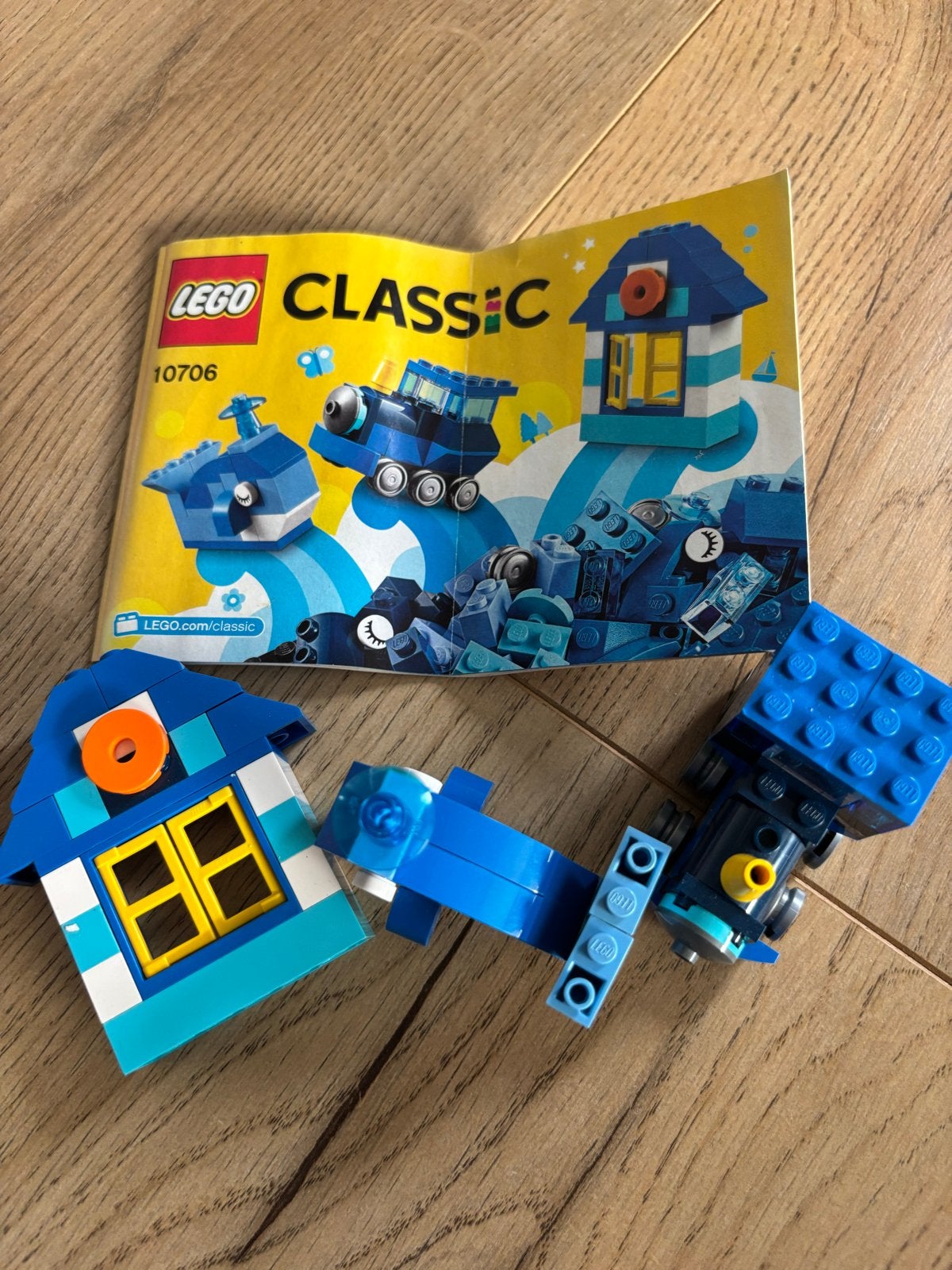 9995) LEGO Classic 10706 Blauwe Creatieve Bouwdoos, Ophalen of Verzenden, Zo goed als nieuw