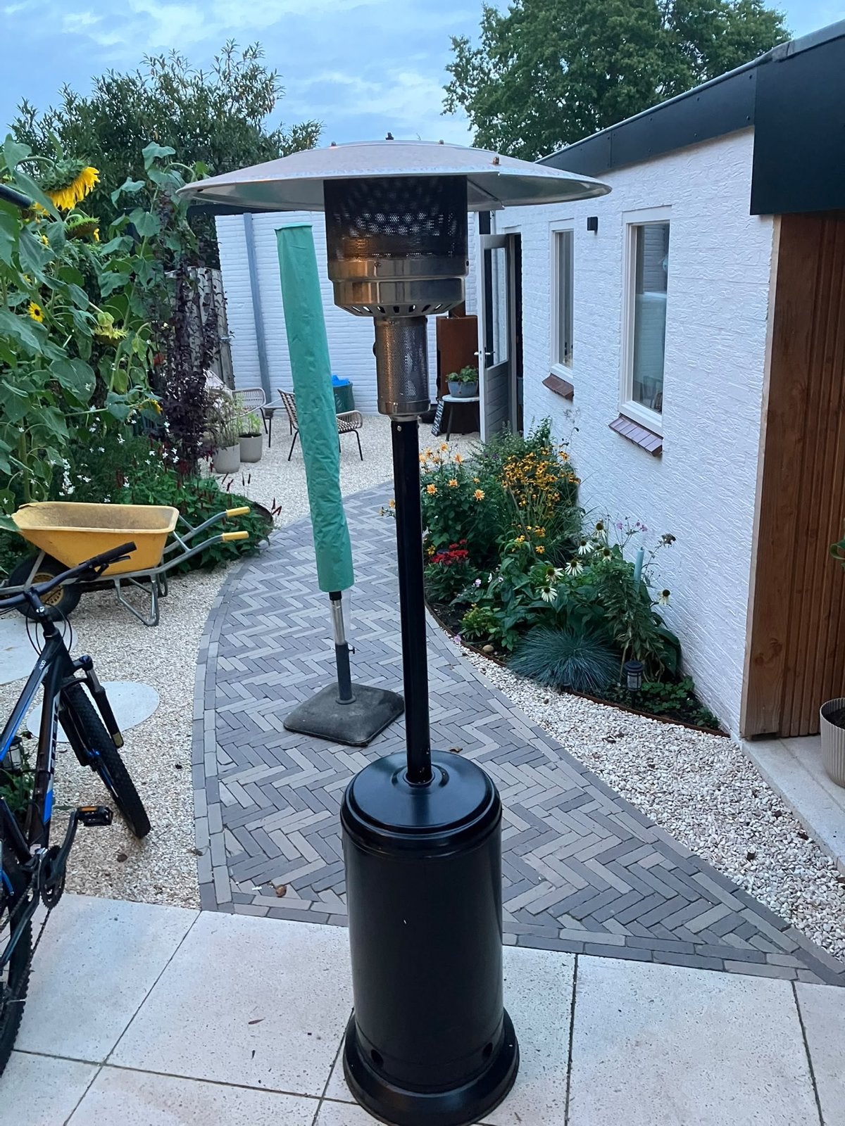 Eurom THG 14000 Terrasstraler op Gas - Zo goed als nieuw, Tuin en Terras, Ophalen, Gebruikt, Gas, Vloer