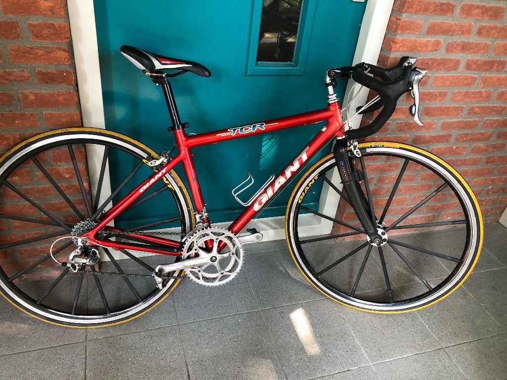 Racefiets Giant, Carbon Ultra light ! Small size, Fietsen en Brommers, Fietsen | Racefietsen, Ophalen, Aluminium, Zo goed als nieuw