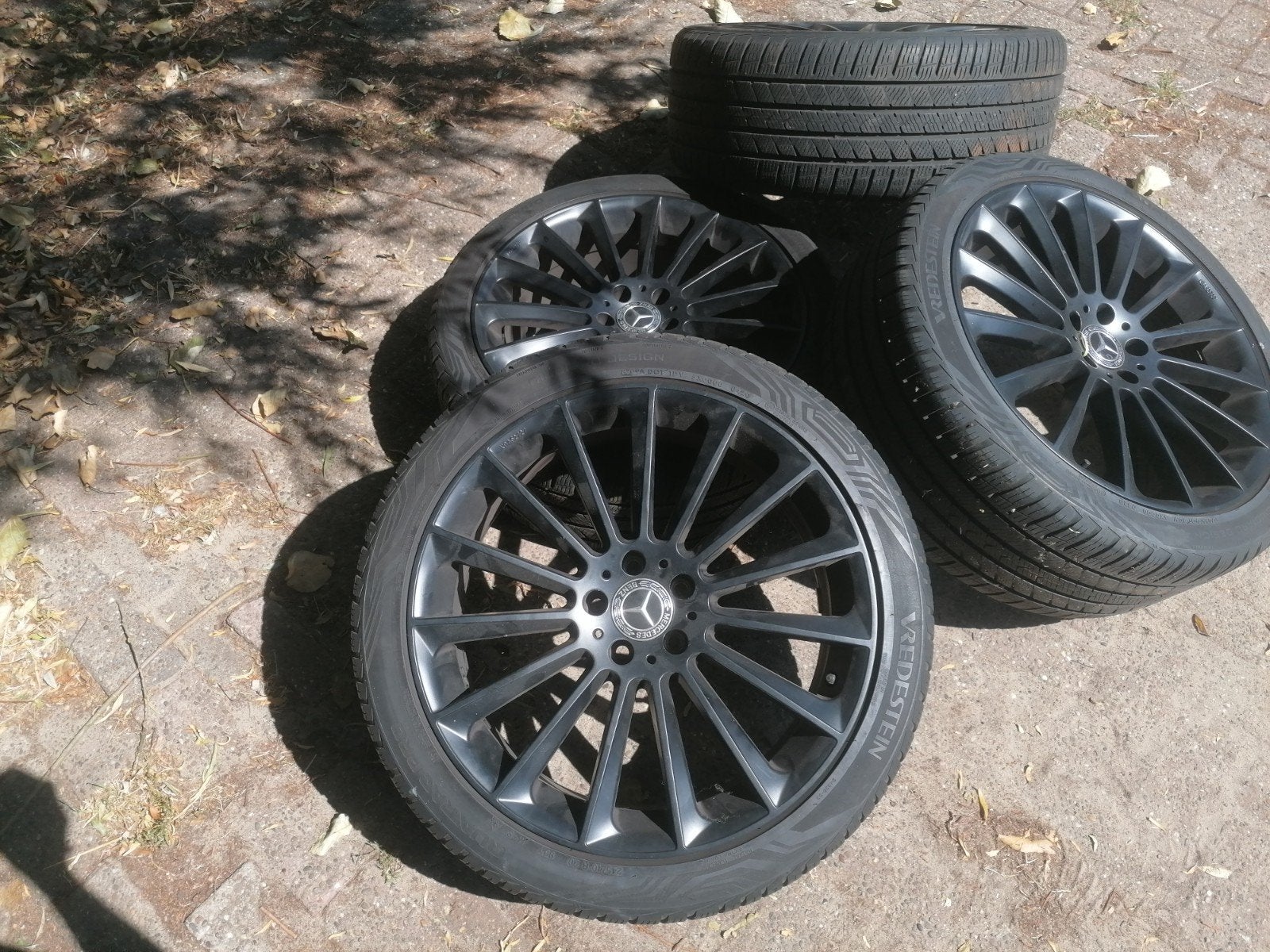 Mercedes S-klasse W221 velgen met Vredestein amg, Ophalen of Verzenden, Gebruikt