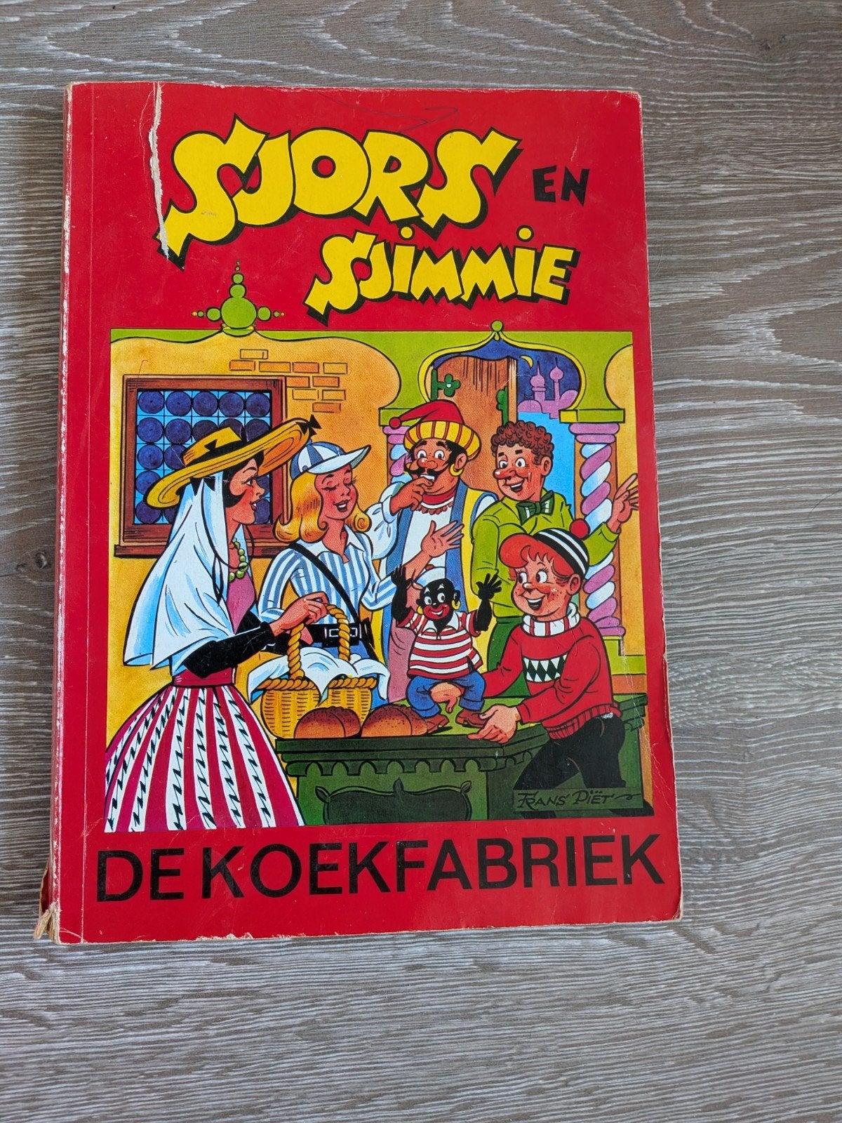 Sjors en Sjimmie: De Koekfabriek - Vintage Stripboek, Eén stripboek, Ophalen of Verzenden, Gelezen