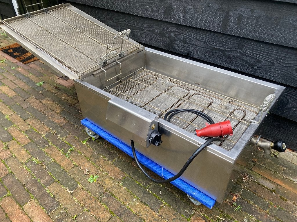 10kW - oliebollenbak MKN Oliebollen frituur / friteuse 400V, Ophalen, Gebruikt