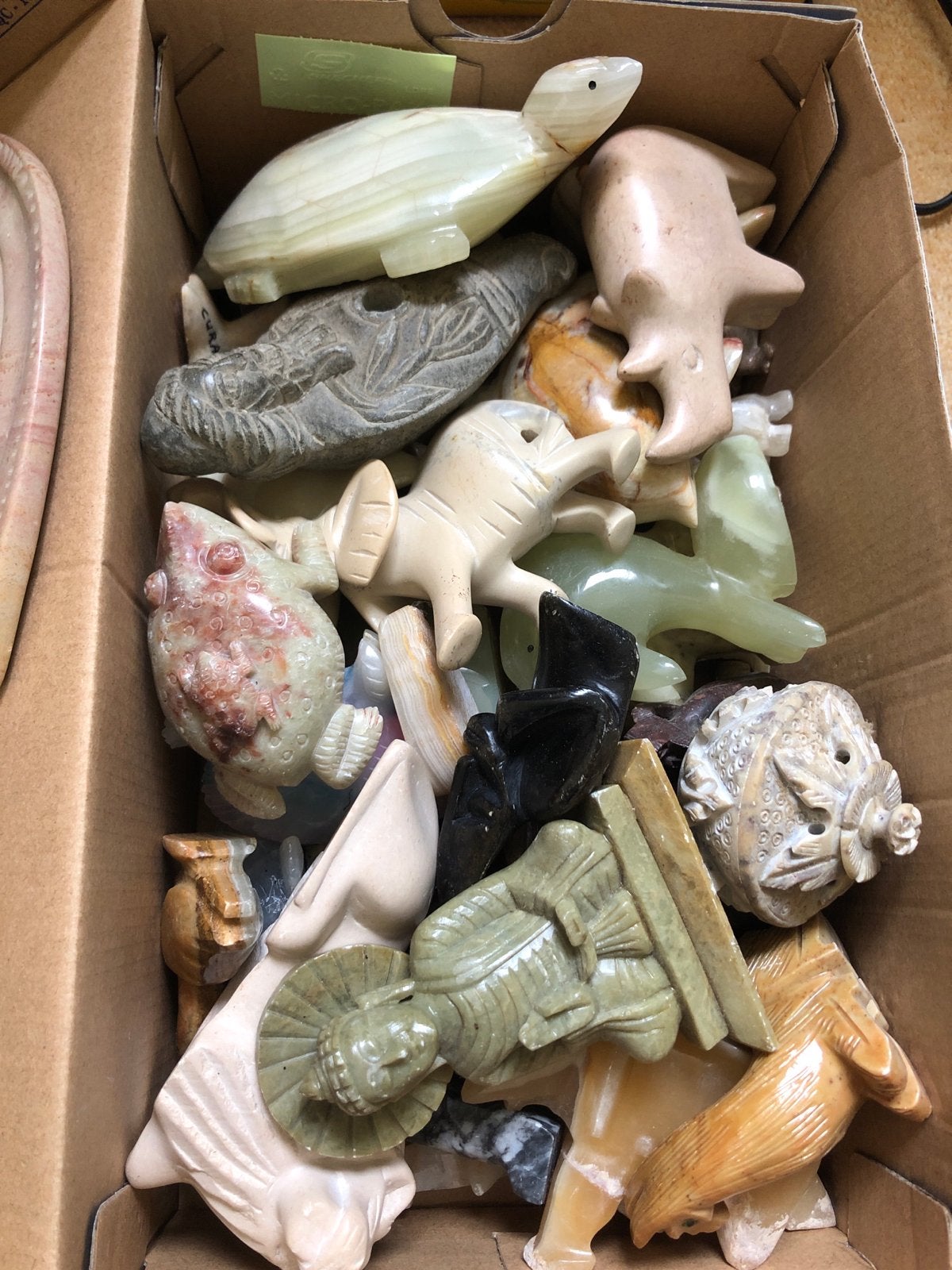 Diverse figuren en objecten van steensoorten, Ophalen, Gebruikt, Overige typen