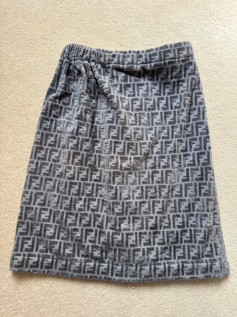 Fendi strandkleding met FF-logo badstof sarong, Kleding | Dames, Ophalen of Verzenden, Zo goed als nieuw
