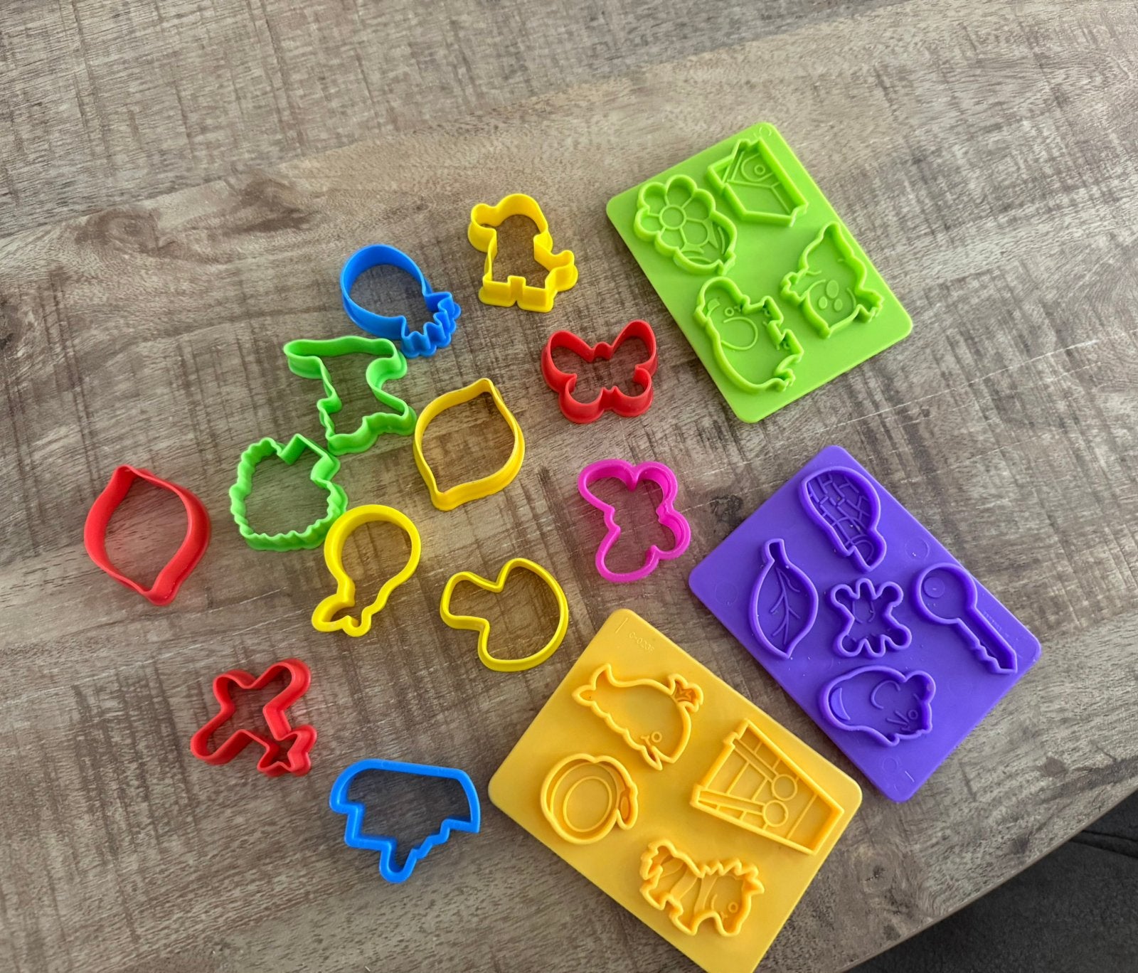 Play Doh vormpjes, Ophalen, Overige typen