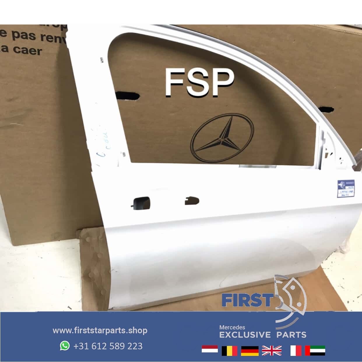 C253 GLC COUPÉ DEUR PORTIER RECHTS VOOR Mercedes WIT W253 CO, -, -, -, Deur
