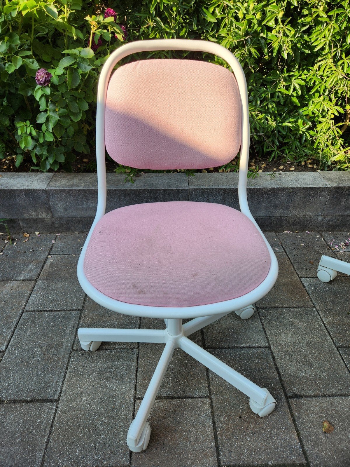 IKEA ÖRFJÄLL Kinderbureaustoel - Roze/Wit, Ophalen, Gebruikt, Roze, Bureaustoel