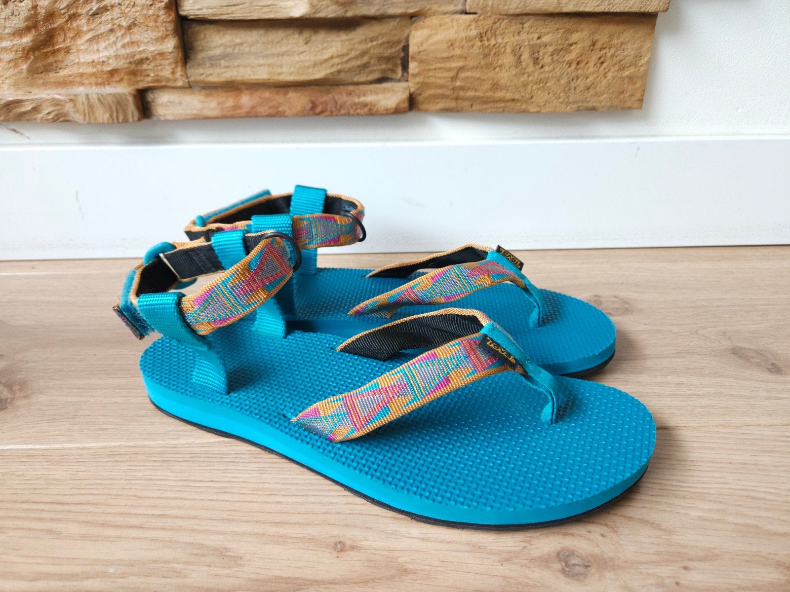 Teva sandalen maat 40 blauw slippers teenslippers, Kleding | Dames, Schoenen, Blauw, Zo goed als nieuw, Teva, Sandalen of Muiltjes