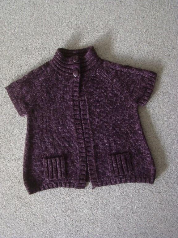 aubergine,  gebreid vest   maat M, Paars, Nieuw, Ophalen of Verzenden, Biaggini