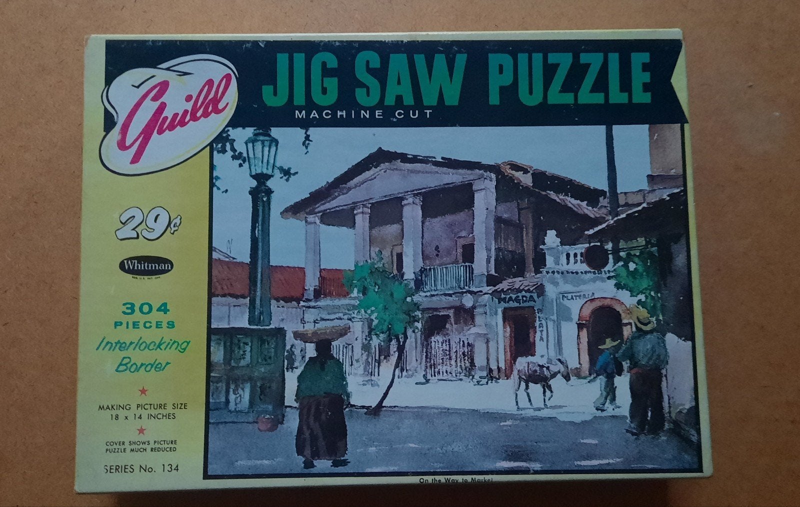 Vintage puzzel, Ophalen of Verzenden, Minder dan 500 stukjes, Gebruikt, Legpuzzel