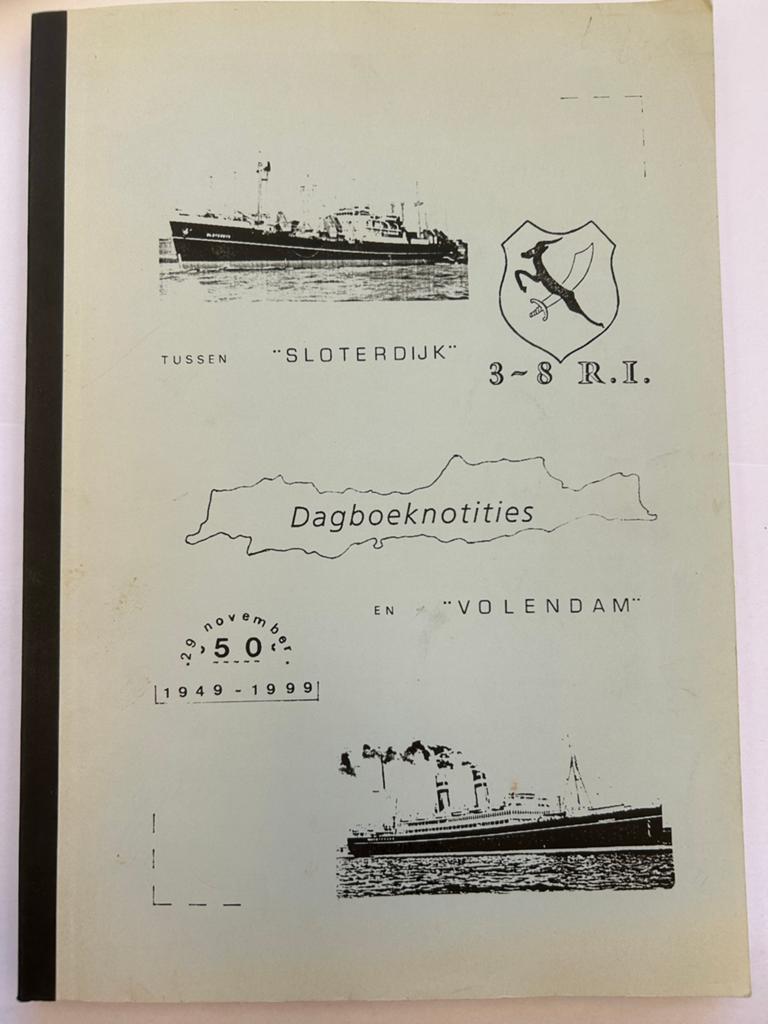 Dagboeknotities 3-8 R.I. Tussen Sloterdijk en Volendam, Ophalen of Verzenden, 1945 tot heden, Gelezen, Landmacht