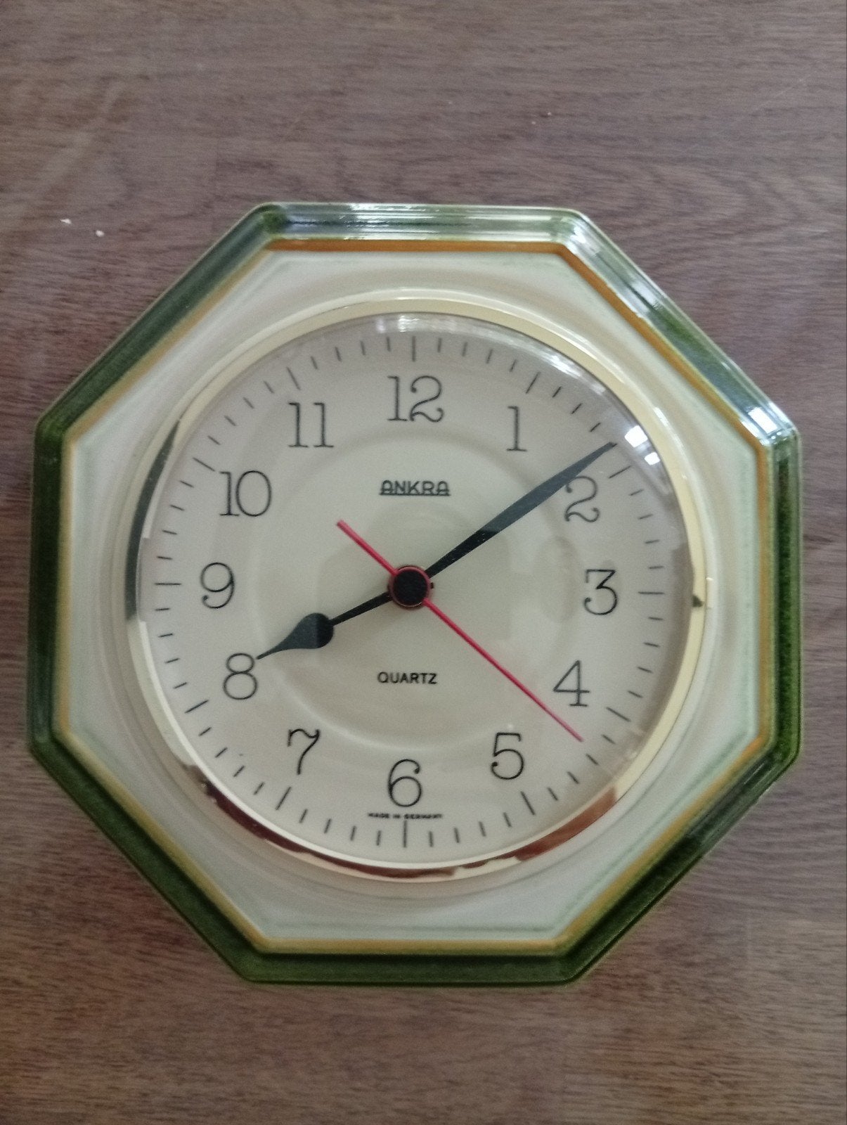 Vintage Ankra Quartz Wandklok - Made in Germany, Ophalen of Verzenden