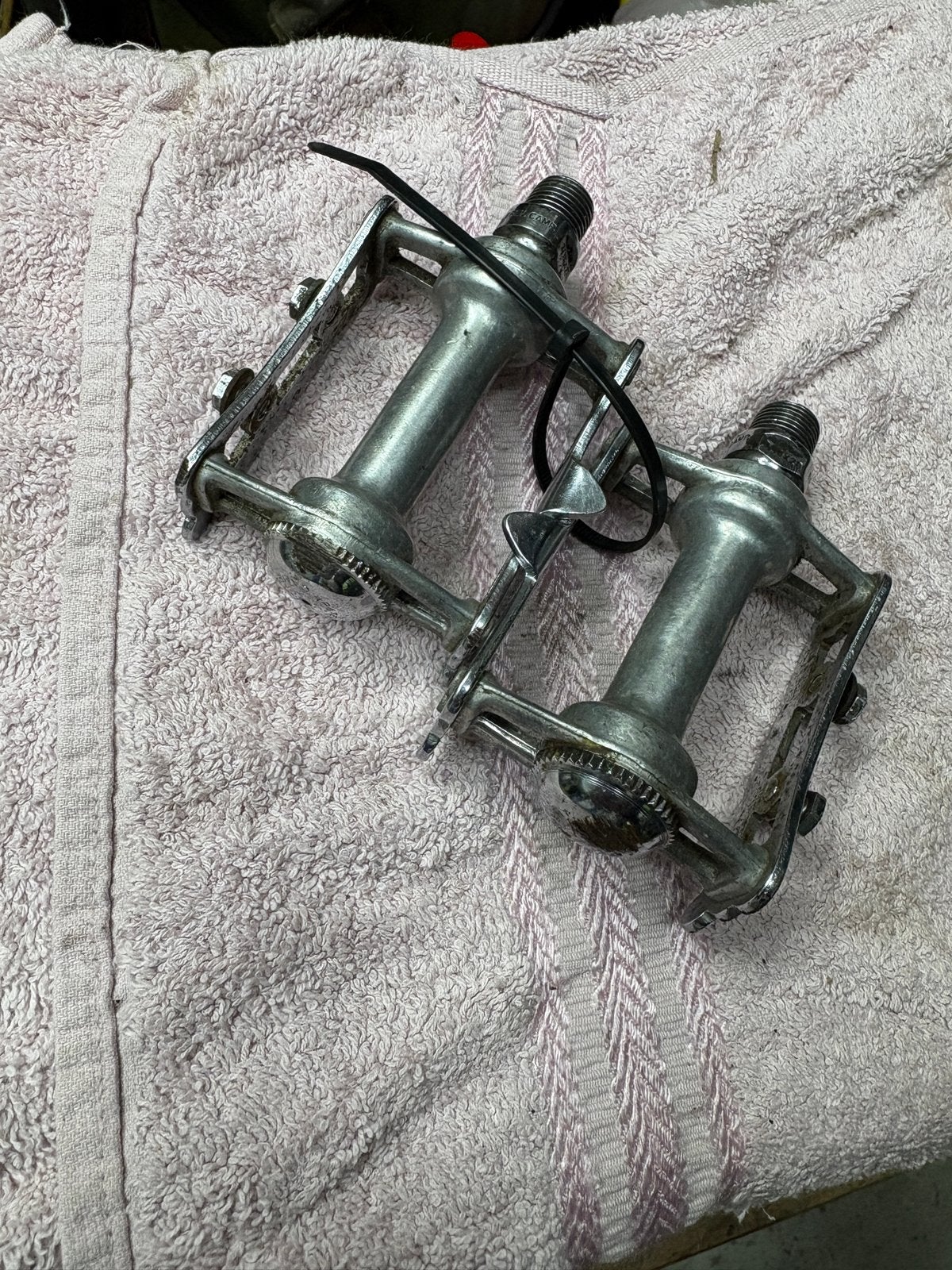 Campagnolo Retro Baanpedalen, Crankstel of Pedalen, Gebruikt, Campagnolo, Staal