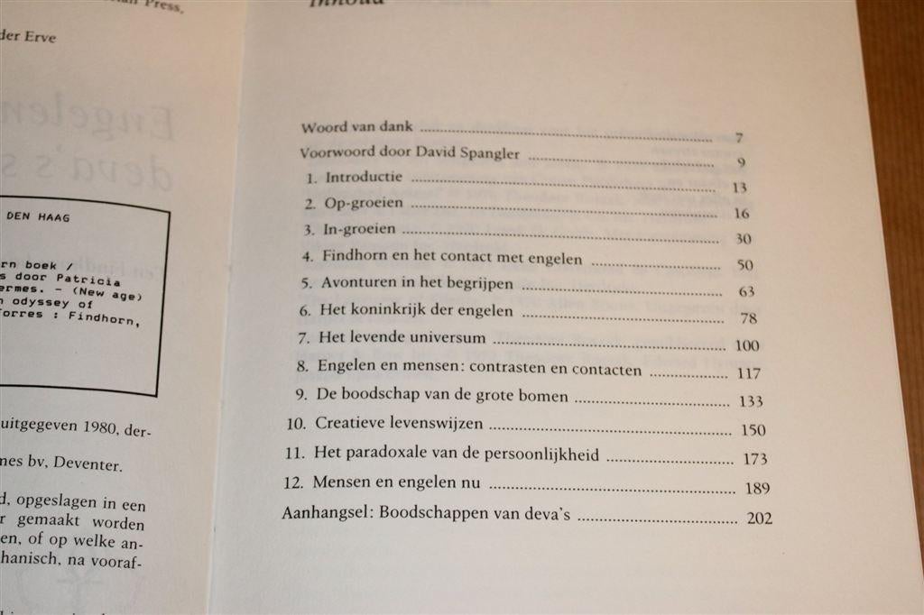 Engelen en Deva's Spreken — Het Verhaal van Findhorn, Boeken, Ophalen of Verzenden, Gelezen, Overige onderwerpen, Achtergrond en Informatie