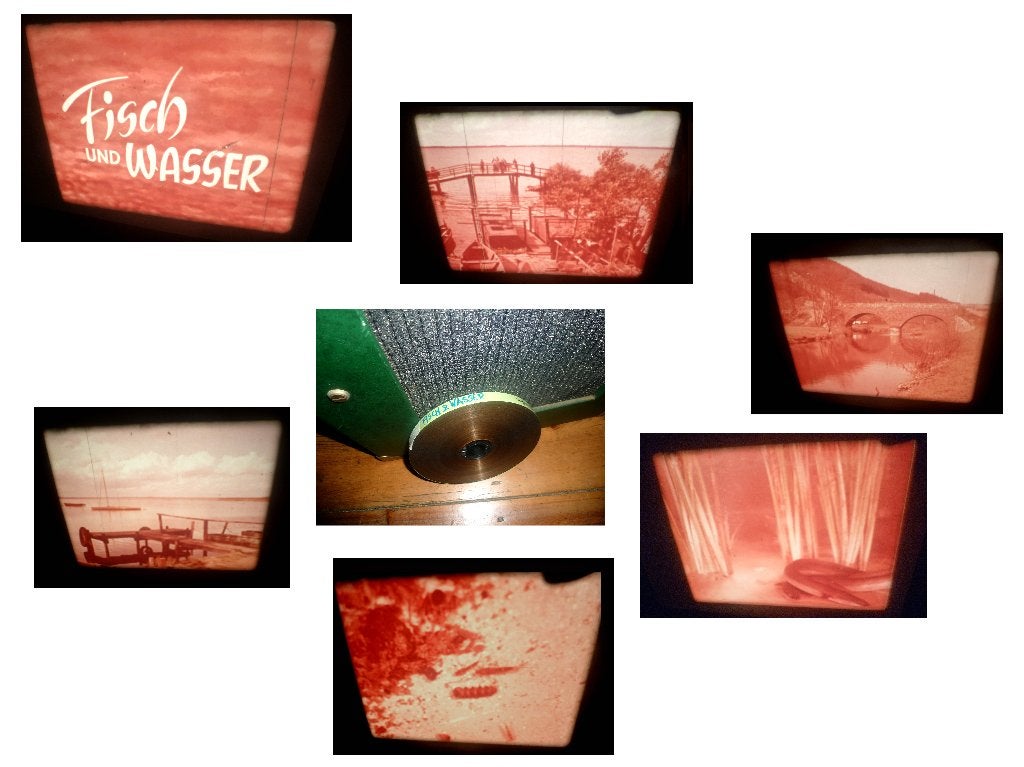 16mm film Fisch Und Wasser duitse doc AID 1965 rooiig, Ophalen of Verzenden, 16mm film