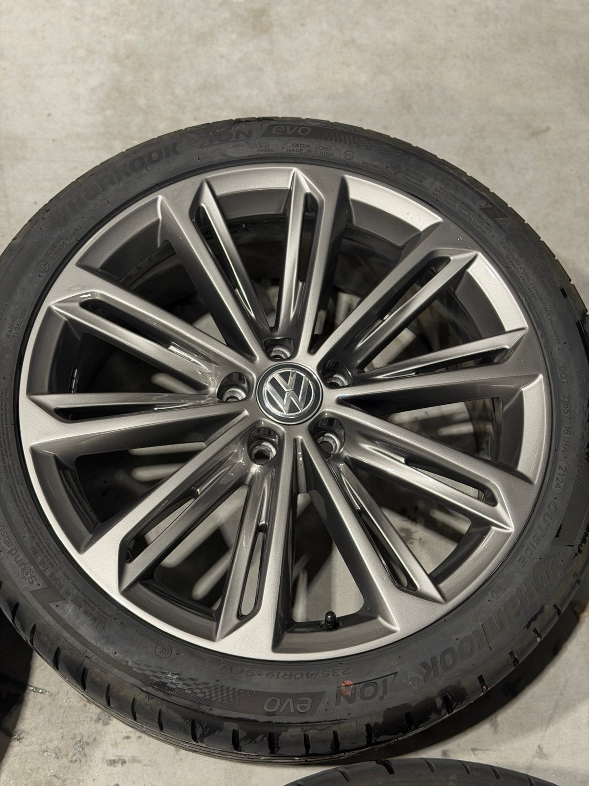 Verona velgen 19 inch 5x112 Hankook evo zomerbanden, Auto-onderdelen, 19 inch, Gebruikt, Banden en Velgen, Ophalen of Verzenden