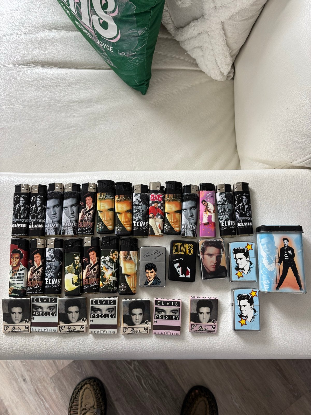 Elvis Presley Collectie: Sigarettenblik, Aanstekers & Lucife, Ophalen of Verzenden, Gebruikt, Aansteker