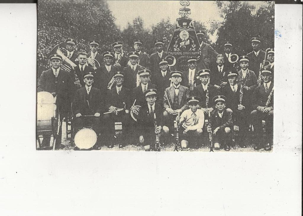 Dubbeldam Harmonie OBK 1934, Ophalen of Verzenden, 1920 tot 1940, Ongelopen, Zuid-Holland