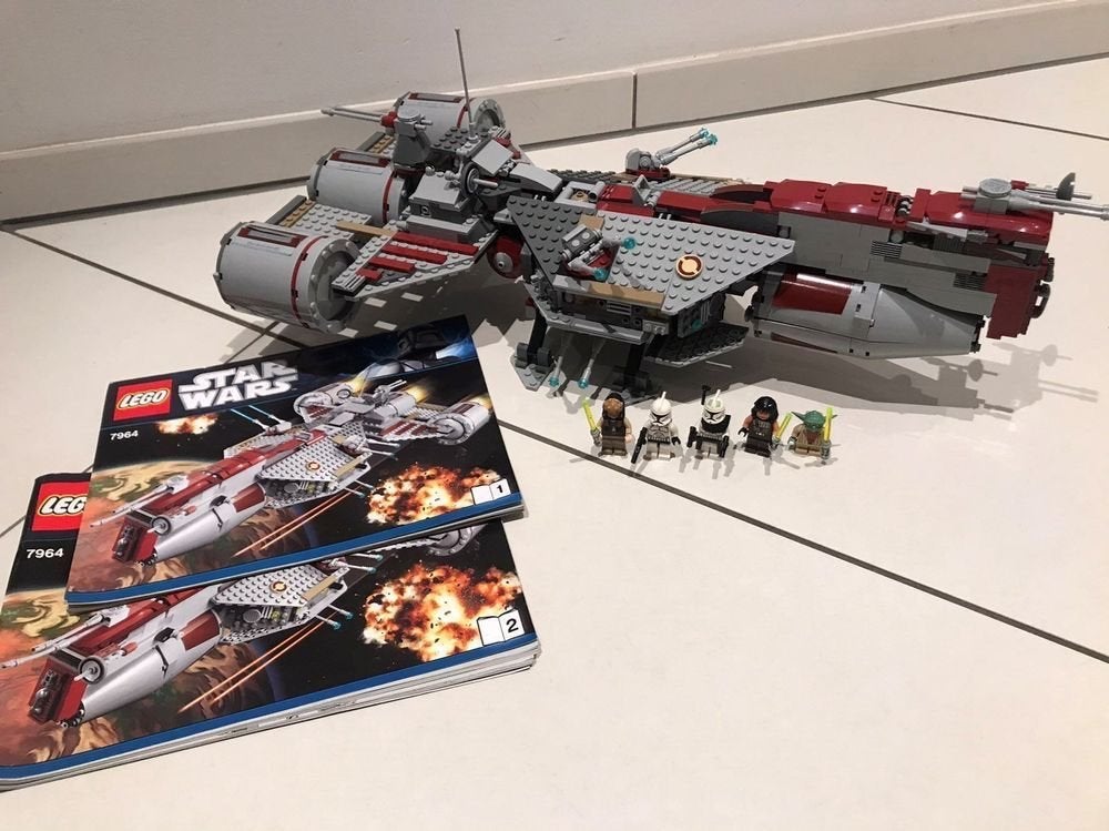 Lego Star Wars 7964 Republic Frigate met minifiguren, Ophalen, Gebruikt, Star Wars, Lego