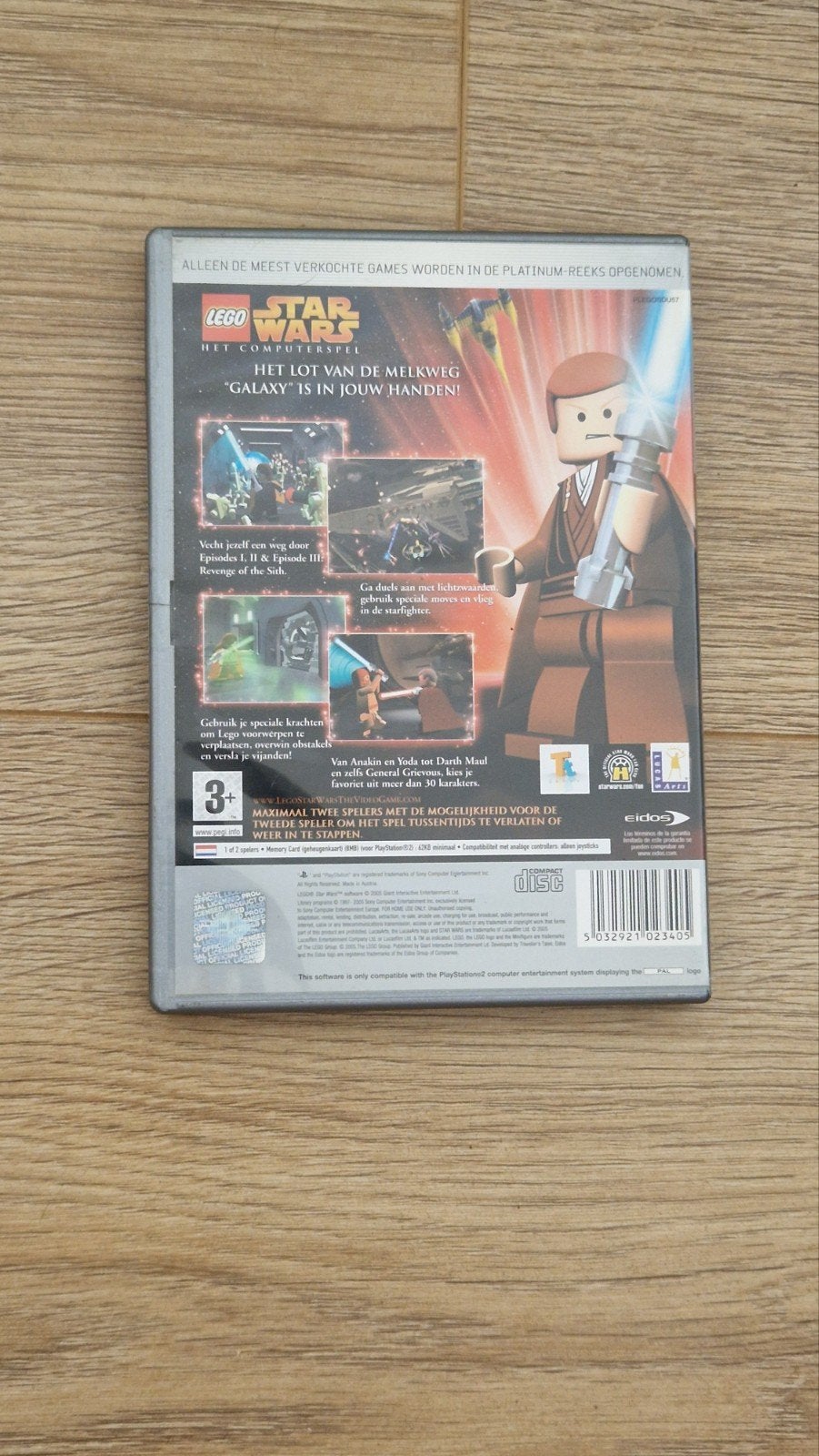 Lego Star Wars: Het Computerspel (PS2) - Platinum Editie, Avontuur en Actie, Gebruikt, 2 spelers, Eén computer