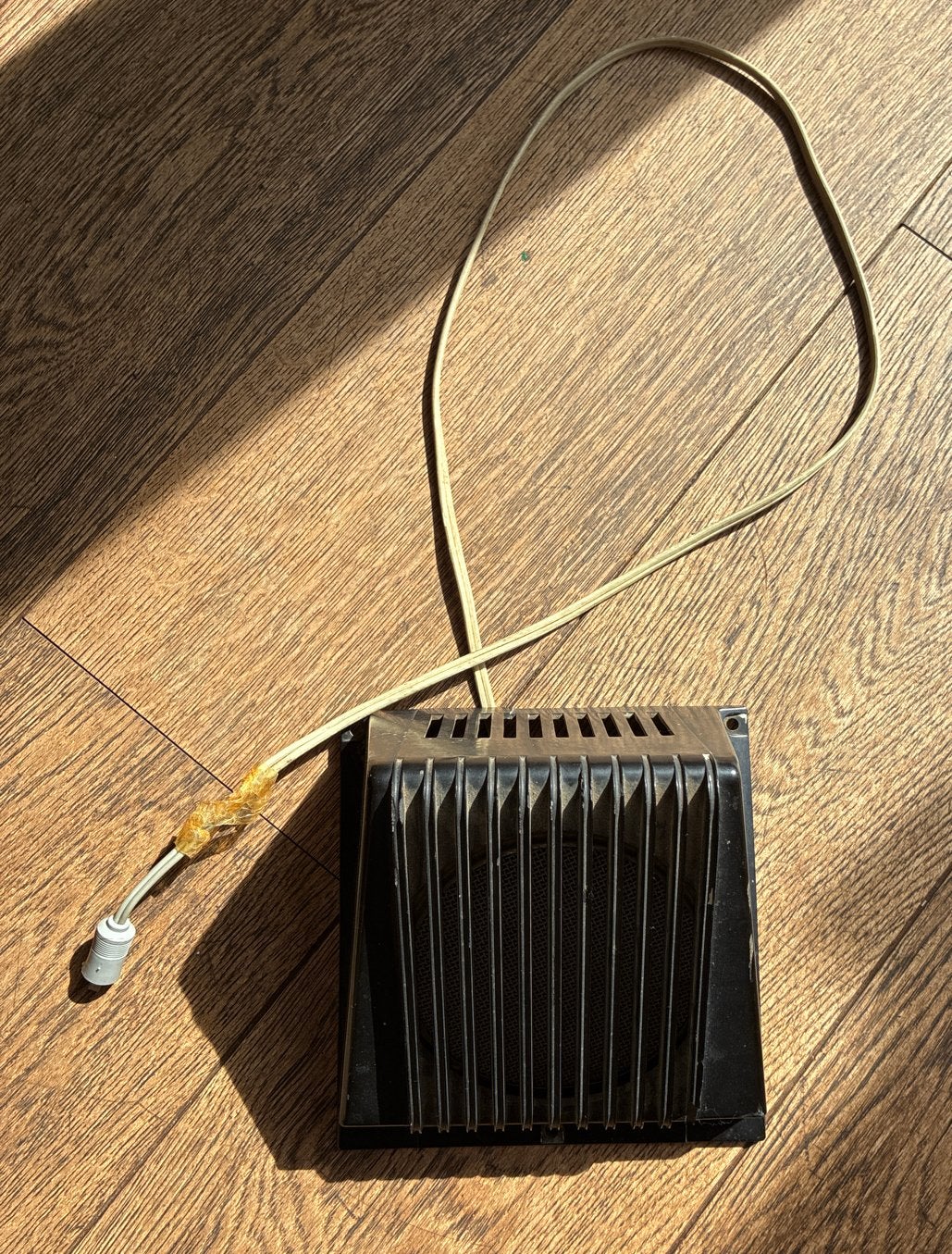 Oude luidspreker met retro plastic kap, Ophalen of Verzenden, Gebruikt, 150 watt of meer, Overige typen
