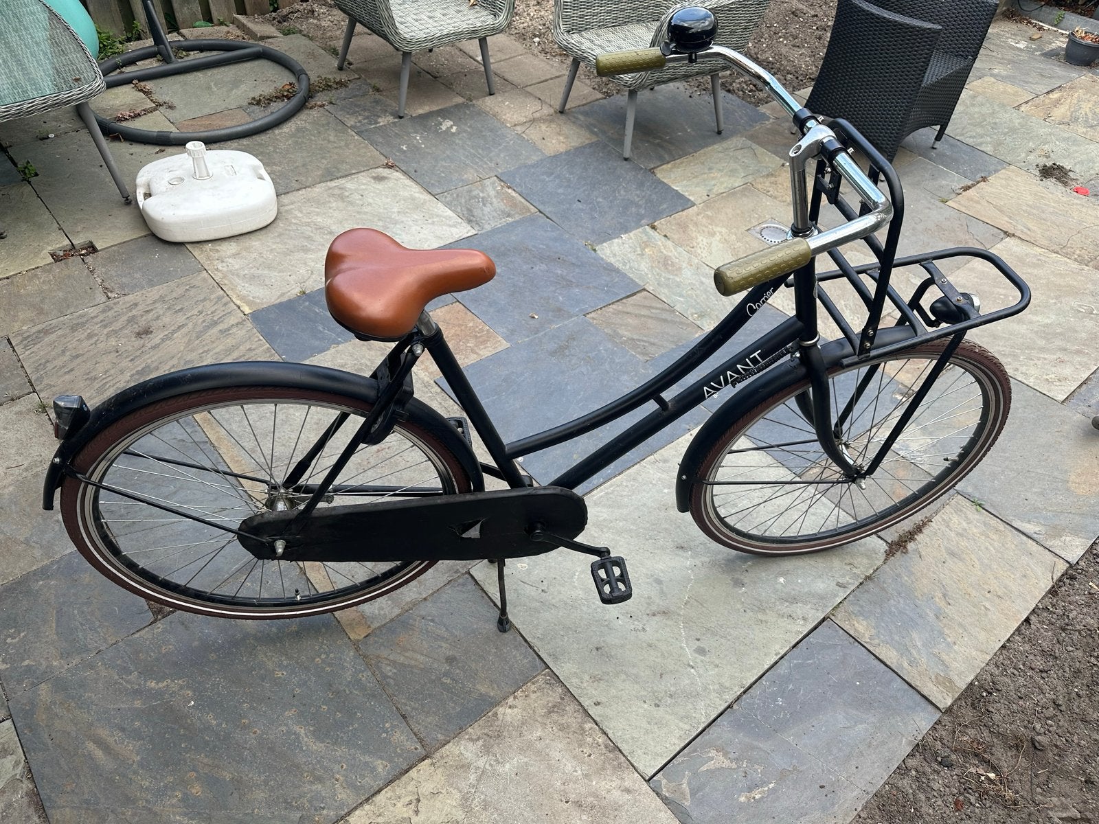 Gebruikte Avant Carrier damesfiets met voorrek, Gebruikt, Versnellingen, 50 tot 53 cm, Trommelrem