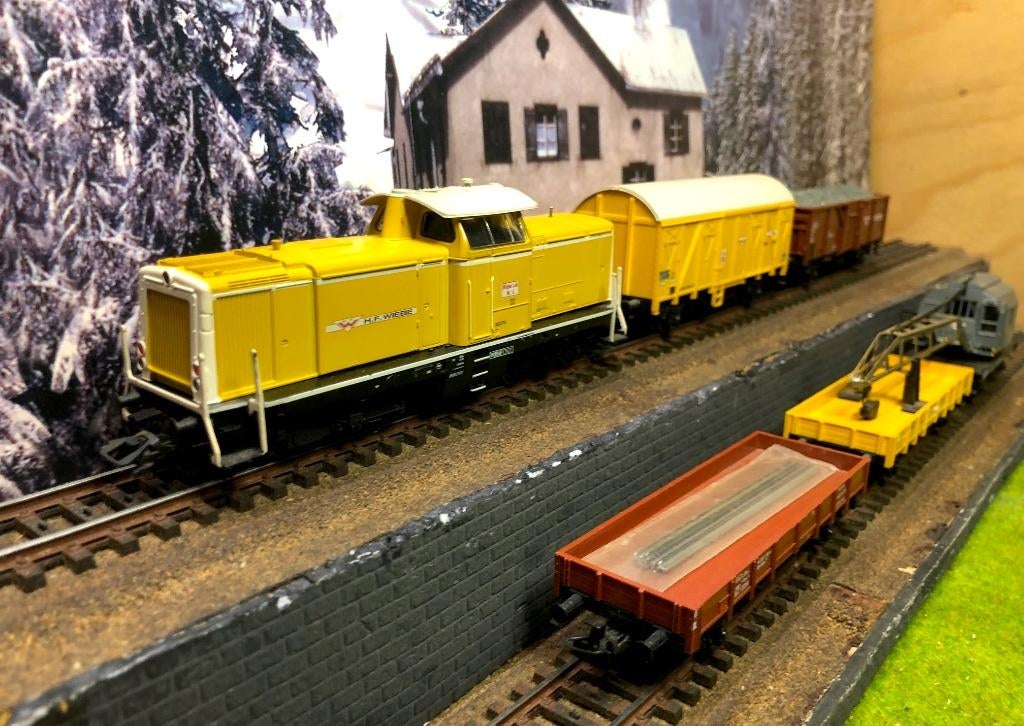 Märklin 29461 set V120 werktrein H.F.Wiebe digitaal, Wisselstroom, Treinset, Ophalen of Verzenden, Zo goed als nieuw