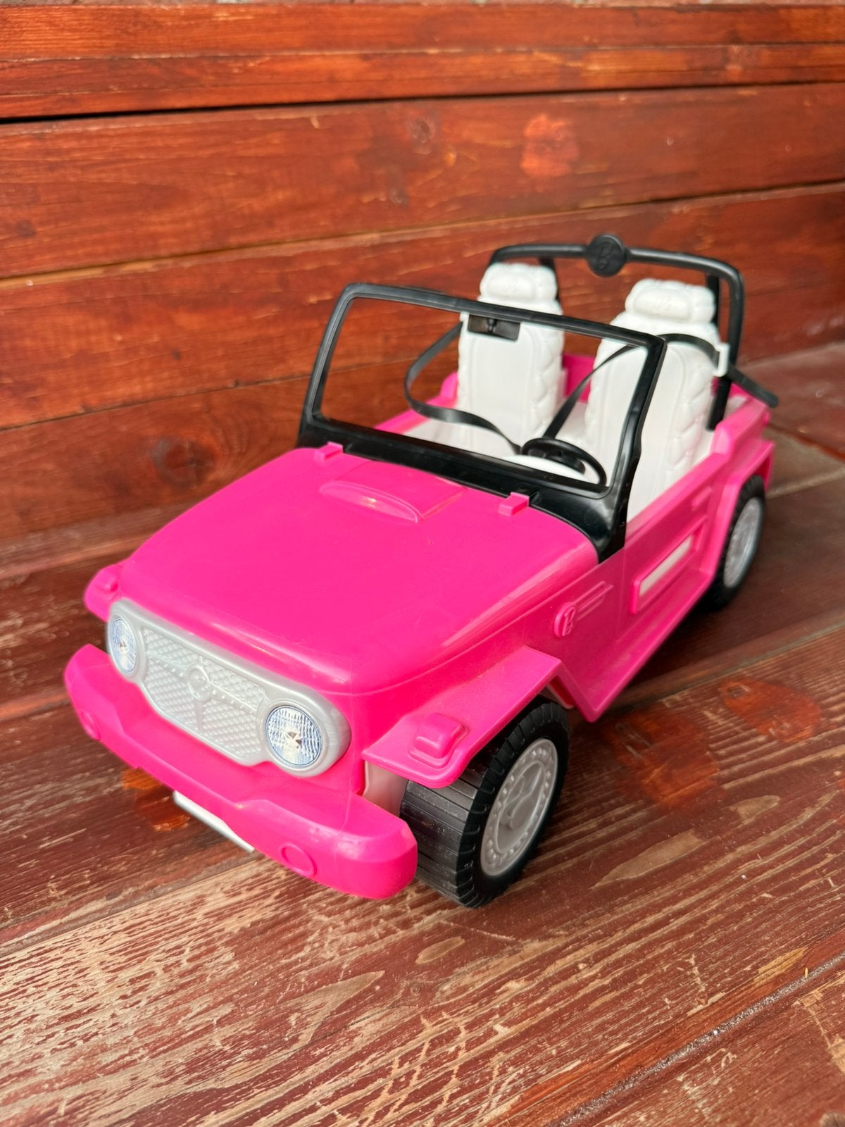 Barbie roze auto ZGAN, Ophalen of Verzenden, Zo goed als nieuw
