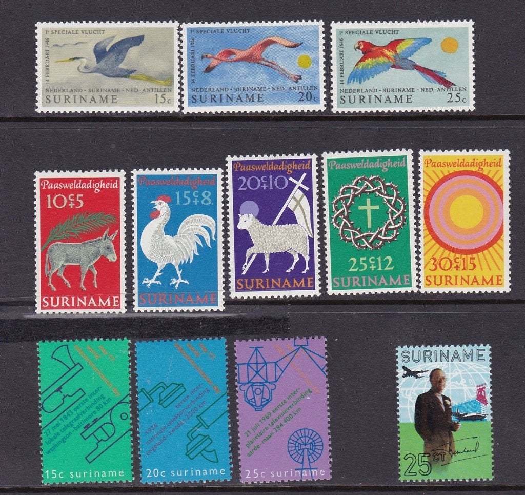 Suriname zegels uit 1971 postfris, Postzegels en Munten, Verzenden, Postfris