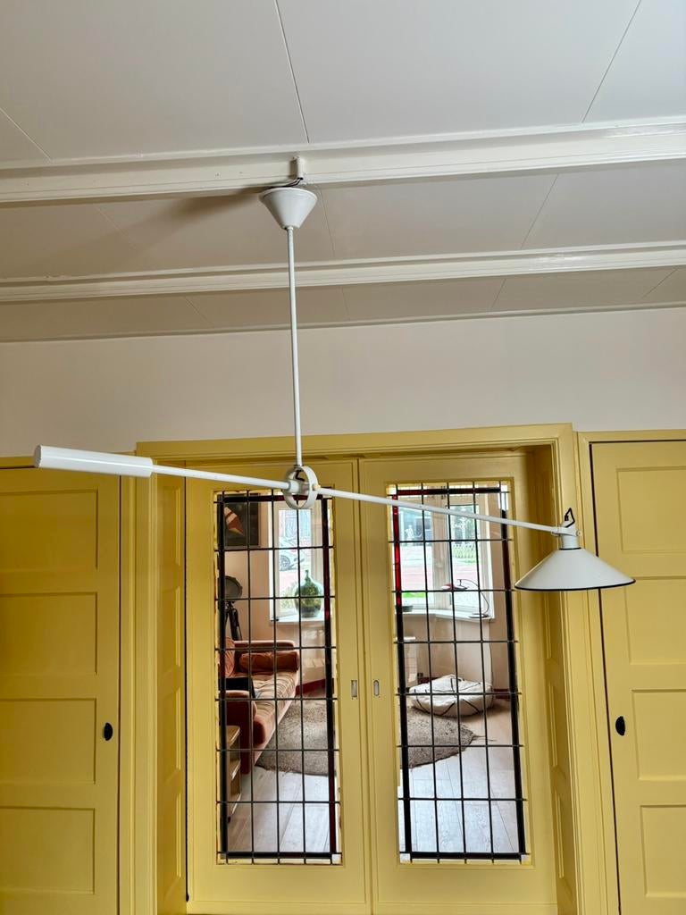 Anvia counterbalance plafondlamp J.J.M. Hoogervorst, Huis en Inrichting, Ophalen, Zo goed als nieuw, Minder dan 50 cm